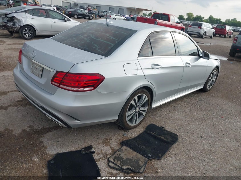 2015 Mercedes-benz E-klasse VIN WDDHF5KB0FB083736 IAAI salvage auction — FRONT END, Salvage Title, sold $3,850 on 2026-07-29 (photo 4)