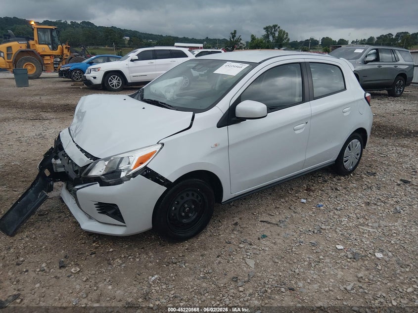 2023 Mitsubishi Mirage VIN ML32AUHJ6PH004756 IAAI salvage auction — FRONT END, Salvage (Arkansas), sold $850 on 2026-07-15 (photo 2)