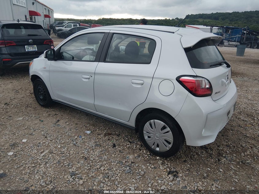 2023 Mitsubishi Mirage VIN ML32AUHJ6PH004756 IAAI salvage auction — FRONT END, Salvage (Arkansas), sold $850 on 2026-07-15 (photo 3)