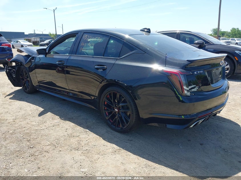 2024 Cadillac Ct5-v VIN 1G6DR5RW9R0132413 IAAI salvage auction — FRONT END, Salvage Title, sold $7,300 on 2026-07-09 (photo 3)