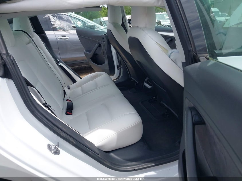 2021 Tesla Model 3 VIN 5YJ3E1EB7MF990344 IAAI salvage auction — RIGHT FRONT, Salvage (Massachusetts), sold $5,400 on 2026-07-30 (photo 8)