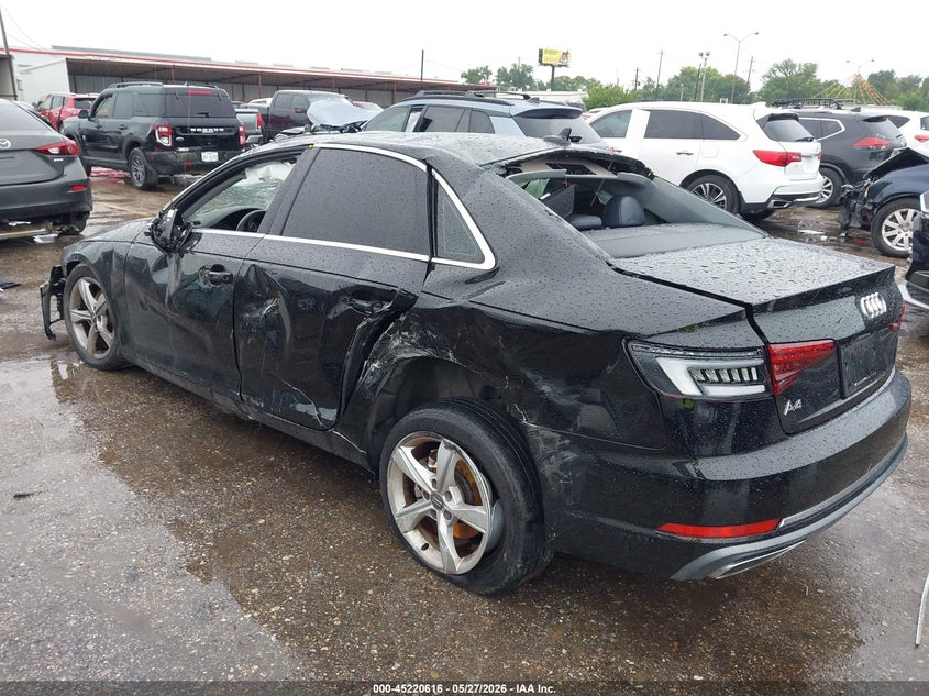 2019 Audi A4 VIN WAUGMAF46KA011856 IAAI salvage auction — ROLLOVER, Salvage Title, sold $1,125 on 2026-07-08 (photo 3)