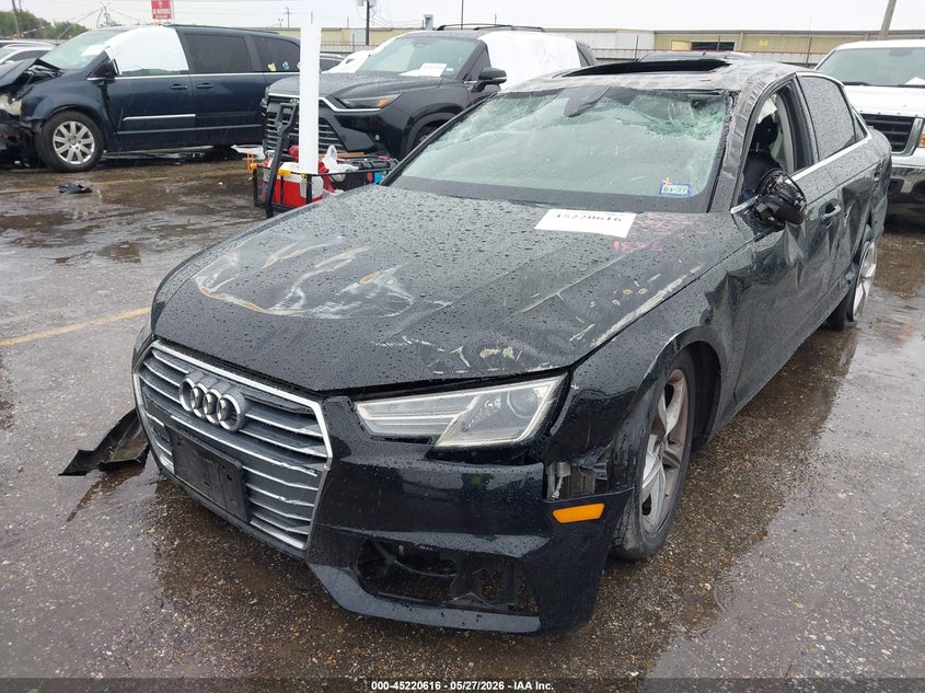 2019 Audi A4 VIN WAUGMAF46KA011856 IAAI salvage auction — ROLLOVER, Salvage Title, sold $1,125 on 2026-07-08 (photo 6)
