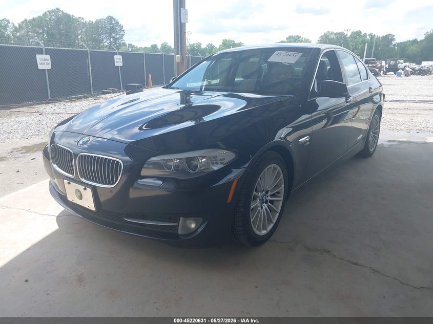 2012 BMW 5er VIN WBAFU7C58CDU58006 IAAI salvage auction — REAR END, Salvage Title, sold $700 on 2026-07-20 (photo 2)