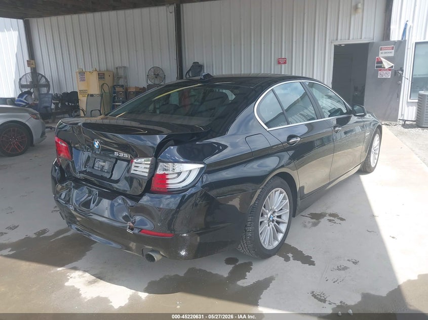 2012 BMW 5er VIN WBAFU7C58CDU58006 IAAI salvage auction — REAR END, Salvage Title, sold $700 on 2026-07-20 (photo 4)