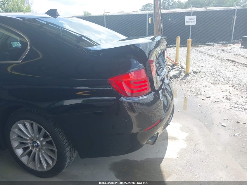 2012 BMW 5er VIN WBAFU7C58CDU58006 IAAI salvage auction — REAR END, Salvage Title, sold $700 on 2026-07-20 (photo 6)