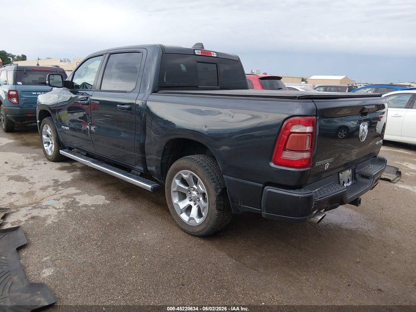 2019 Ram 1500 VIN 1C6SRFFTXKN665097 IAAI salvage auction — HAIL, Salvage (Kansas), sold $10,400 on 2026-07-31 (photo 3)