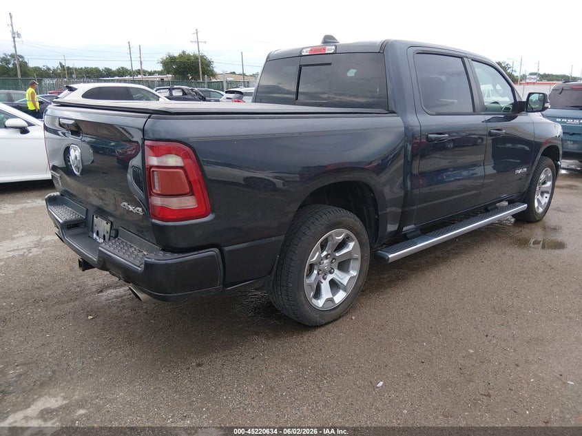 2019 Ram 1500 VIN 1C6SRFFTXKN665097 IAAI salvage auction — HAIL, Salvage (Kansas), sold $10,400 on 2026-07-31 (photo 4)
