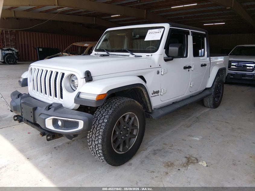 2020 Jeep Gladiator VIN 1C6HJTFG1LL103492 IAAI salvage auction — REAR END, Salvage Title, sold $17,700 on 2026-07-29 (photo 2)
