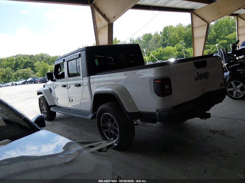 2020 Jeep Gladiator VIN 1C6HJTFG1LL103492 IAAI salvage auction — REAR END, Salvage Title, sold $17,700 on 2026-07-29 (photo 3)