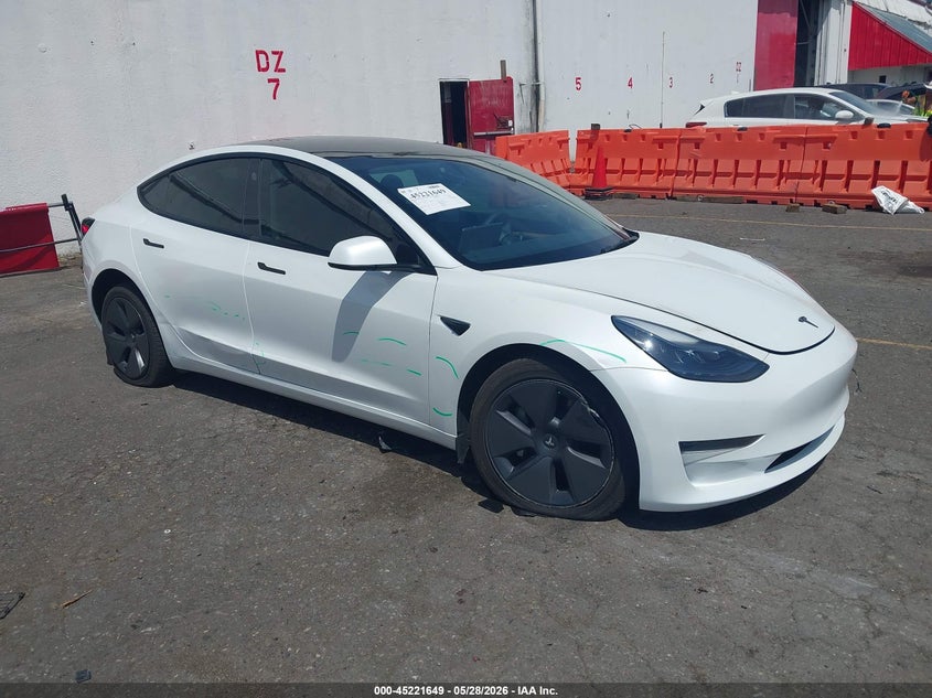 2023 Tesla Model 3 VIN 5YJ3E1EA2PF541908 IAAI salvage auction — SUSPENSION, Salvage Title, sold $6,200 on 2026-07-29 (photo 1)