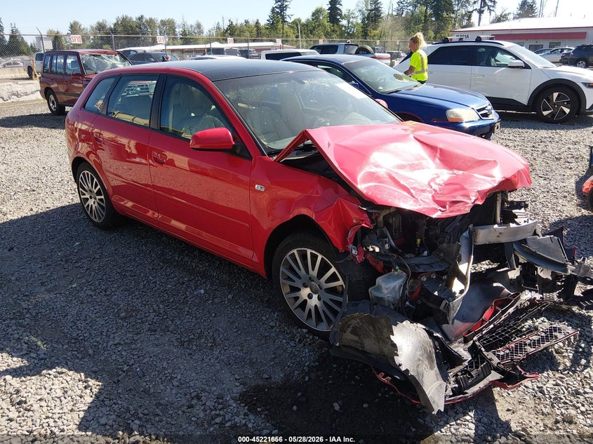 2008 Audi A3 VIN WAUNF78P68A142497 IAAI salvage auction — FRONT END, Bill Of Sale (Washington), sold $275 on 2026-07-08 (photo 1)