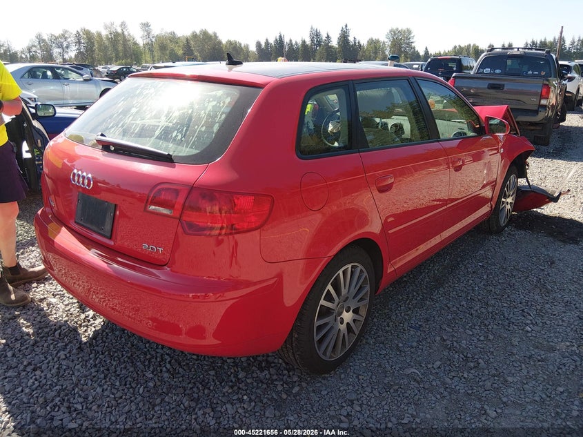 2008 Audi A3 VIN WAUNF78P68A142497 IAAI salvage auction — FRONT END, Bill Of Sale (Washington), sold $275 on 2026-07-08 (photo 4)