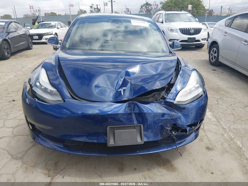 2019 Tesla Model 3 VIN 5YJ3E1EB9KF433139 IAAI salvage auction — FRONT END, Salvage Title, sold $5,550 on 2026-07-16 (photo 6)