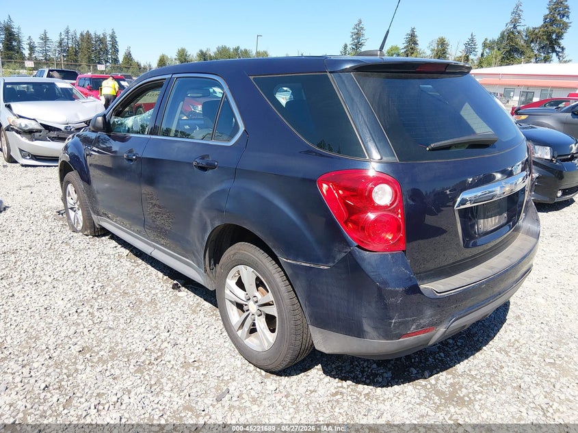 2015 Chevrolet Equinox VIN 2GNALAEK5F1124460 IAAI salvage auction — LEFT SIDE, Salvage Title, sold $525 on 2026-07-22 (photo 3)