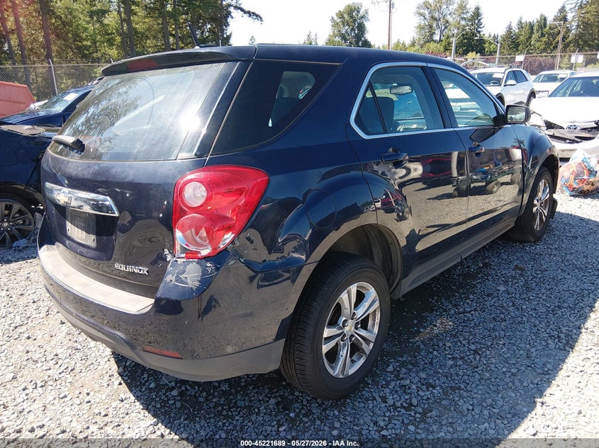 2015 Chevrolet Equinox VIN 2GNALAEK5F1124460 IAAI salvage auction — LEFT SIDE, Salvage Title, sold $525 on 2026-07-22 (photo 4)