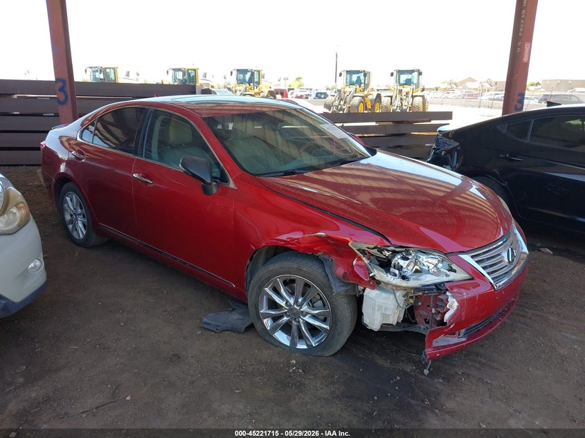 2010 Lexus ES VIN JTHBK1EG2A2365086 IAAI salvage auction — RIGHT FRONT, Salvage (Arizona), sold $1,950 on 2026-07-07 (photo 1)