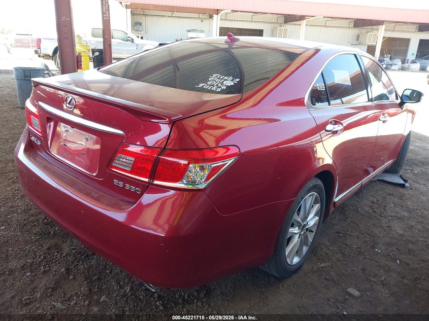 2010 Lexus ES VIN JTHBK1EG2A2365086 IAAI salvage auction — RIGHT FRONT, Salvage (Arizona), sold $1,950 on 2026-07-07 (photo 4)
