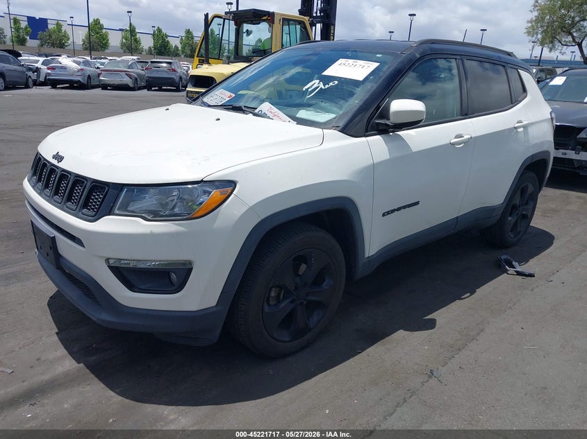 2018 Jeep Compass VIN 3C4NJCBB6JT502051 IAAI salvage auction — RIGHT REAR, Salvage Title, sold $3,650 on 2026-07-10 (photo 2)