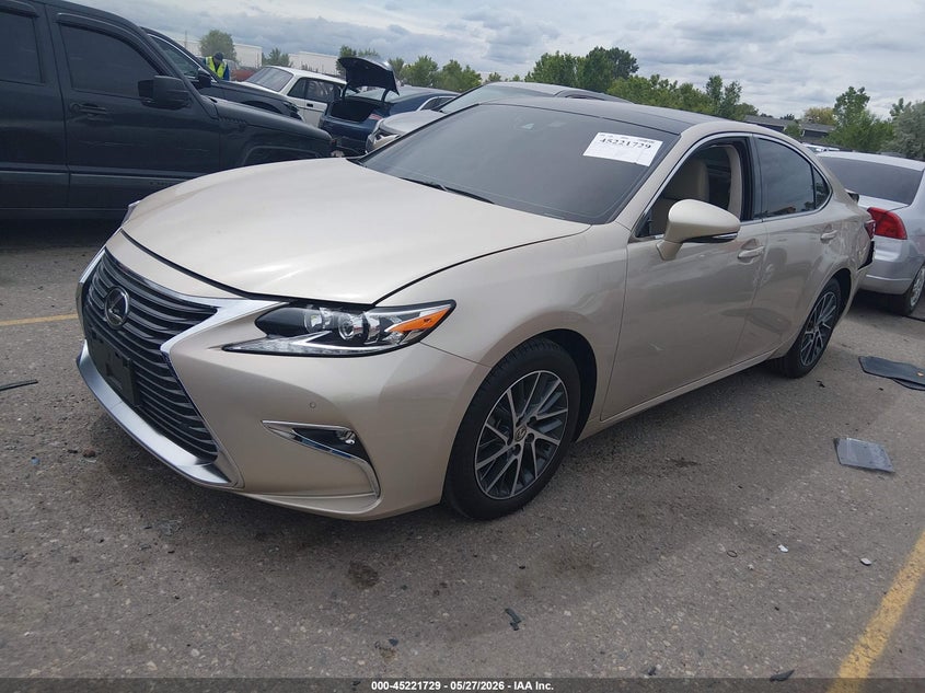 2017 Lexus ES VIN JTHBK1GG3H2257633 IAAI salvage auction — REAR END, Salvage Title, sold $8,500 on 2026-07-28 (photo 2)