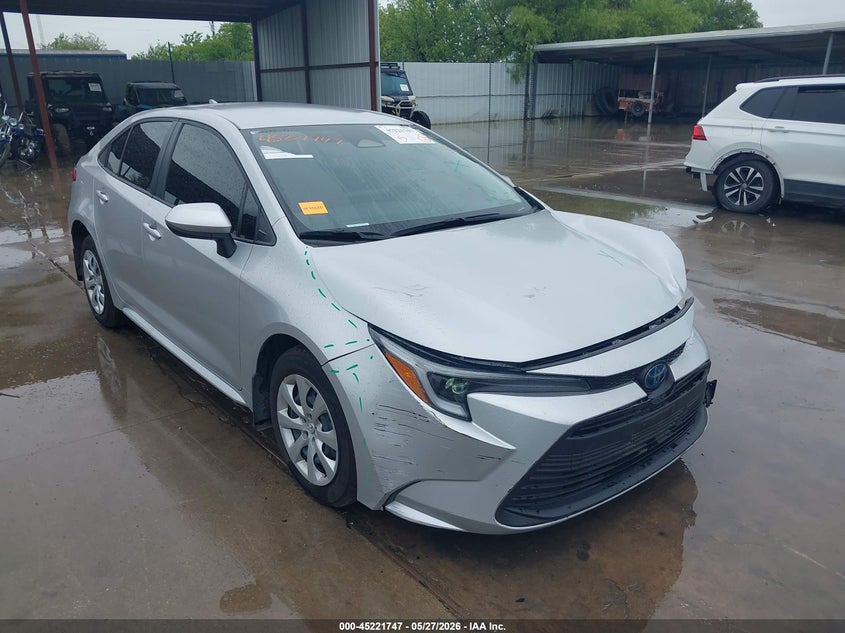 2025 Toyota Corolla VIN JTDBCMFEXS3096313 IAAI salvage auction — FRONT END, Salvage Title, sold $6,800 on 2026-07-29 (photo 1)