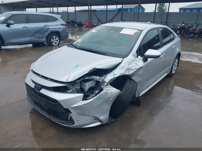 2025 Toyota Corolla VIN JTDBCMFEXS3096313 IAAI salvage auction — FRONT END, Salvage Title, sold $6,800 on 2026-07-29 (photo 2)