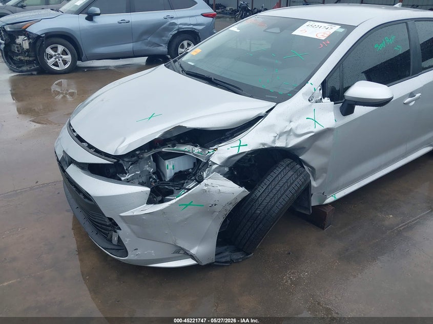 2025 Toyota Corolla VIN JTDBCMFEXS3096313 IAAI salvage auction — FRONT END, Salvage Title, sold $6,800 on 2026-07-29 (photo 6)