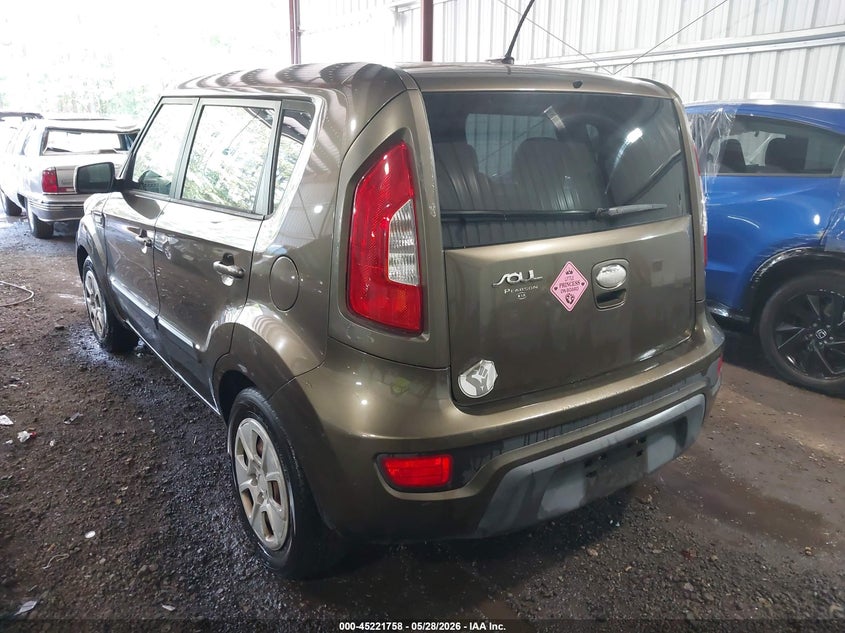 2013 Kia Soul VIN KNDJT2A51D7561337 IAAI salvage auction — FRONT END, Salvage Title, sold $450 on 2026-07-09 (photo 3)