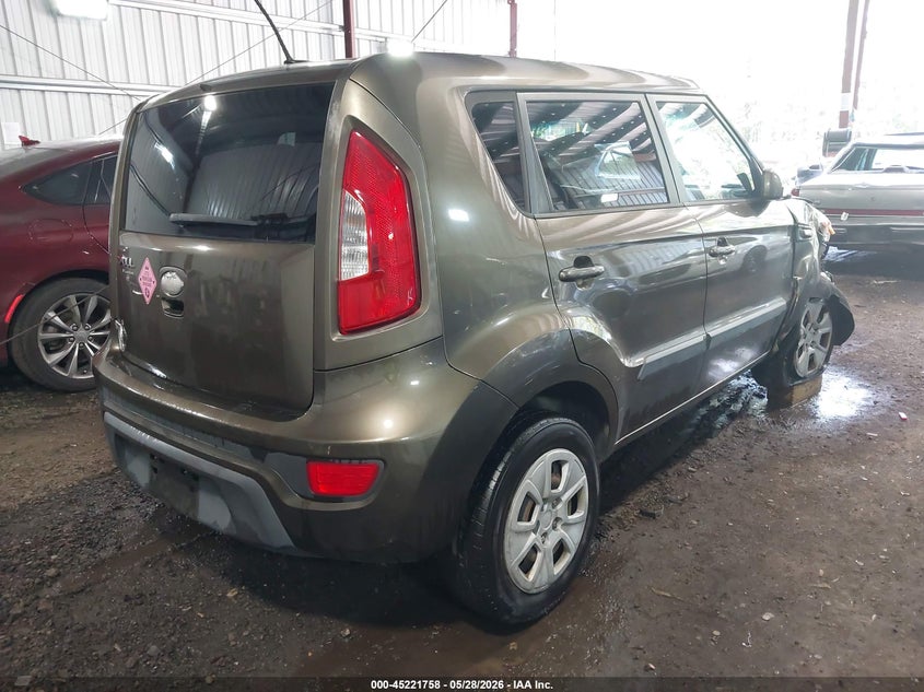 2013 Kia Soul VIN KNDJT2A51D7561337 IAAI salvage auction — FRONT END, Salvage Title, sold $450 on 2026-07-09 (photo 4)