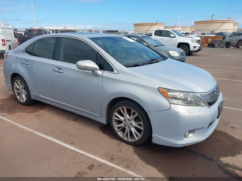 2010 Lexus Hs 250h VIN JTHBB1BA4A2002921 IAAI salvage auction — NORMAL WEAR, Clear (Hawaii), sold $450 on 2026-07-28 (photo 1)