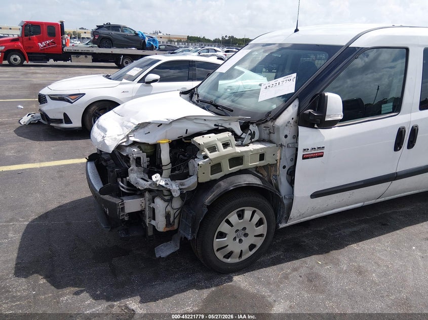 2019 Ram Promaster city VIN ZFBHRFBB5K6M00570 IAAI salvage auction — LEFT FRONT, Salvage Title, sold $1,200 on 2026-07-09 (photo 6)