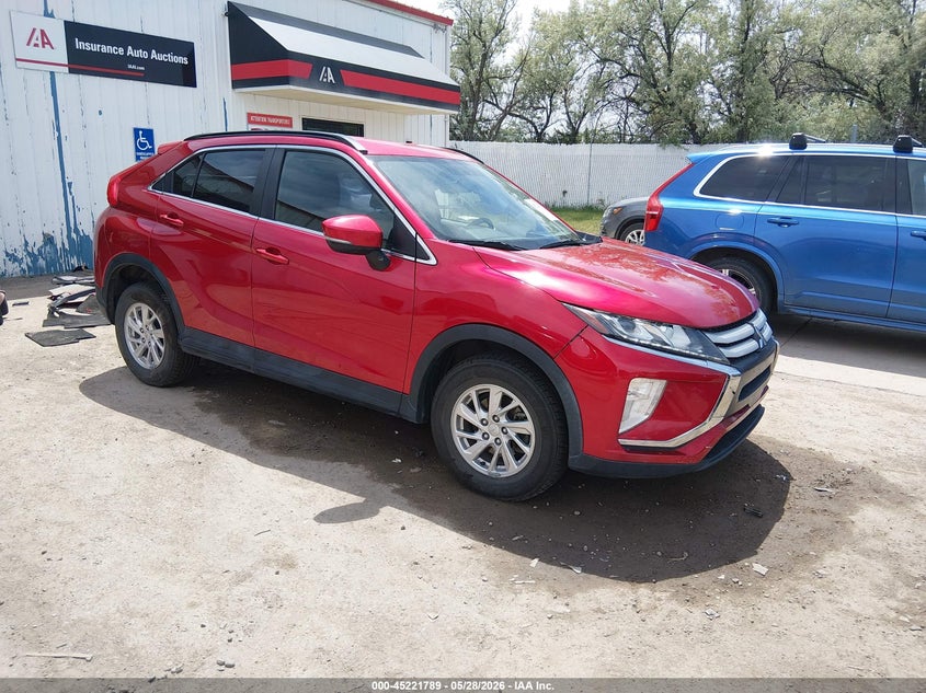2019 Mitsubishi Eclipse cross VIN JA4AT3AA4KZ015758 IAAI salvage auction — LEFT SIDE, Salvage Title, sold $25 on 2026-08-02 (photo 1)