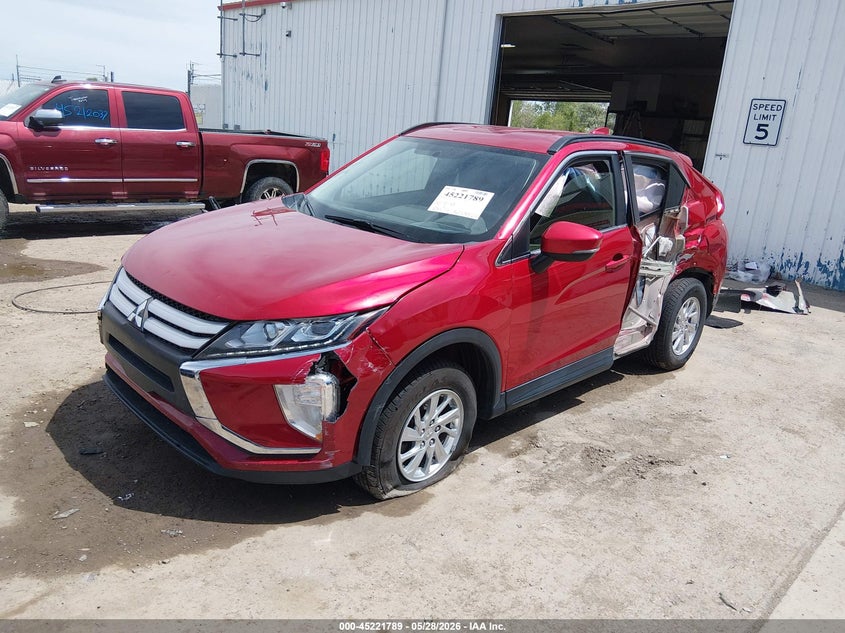 2019 Mitsubishi Eclipse cross VIN JA4AT3AA4KZ015758 IAAI salvage auction — LEFT SIDE, Salvage Title, sold $25 on 2026-08-02 (photo 2)