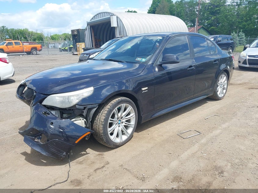 2010 BMW 5er VIN WBANV1C59AC389173 IAAI salvage auction — FRONT END, Salvage (Pennsylvania), sold $25 on 2026-07-16 (photo 2)