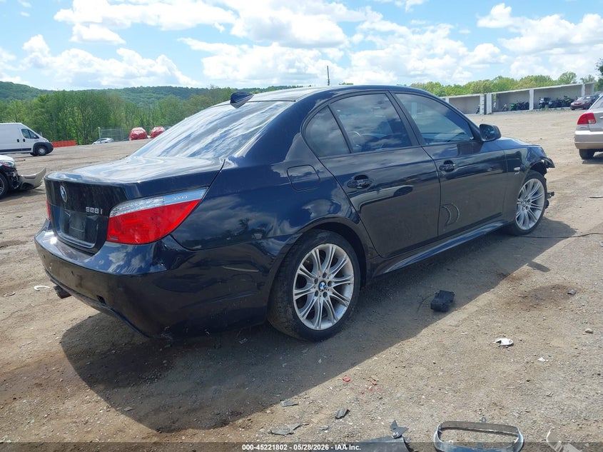 2010 BMW 5er VIN WBANV1C59AC389173 IAAI salvage auction — FRONT END, Salvage (Pennsylvania), sold $25 on 2026-07-16 (photo 4)