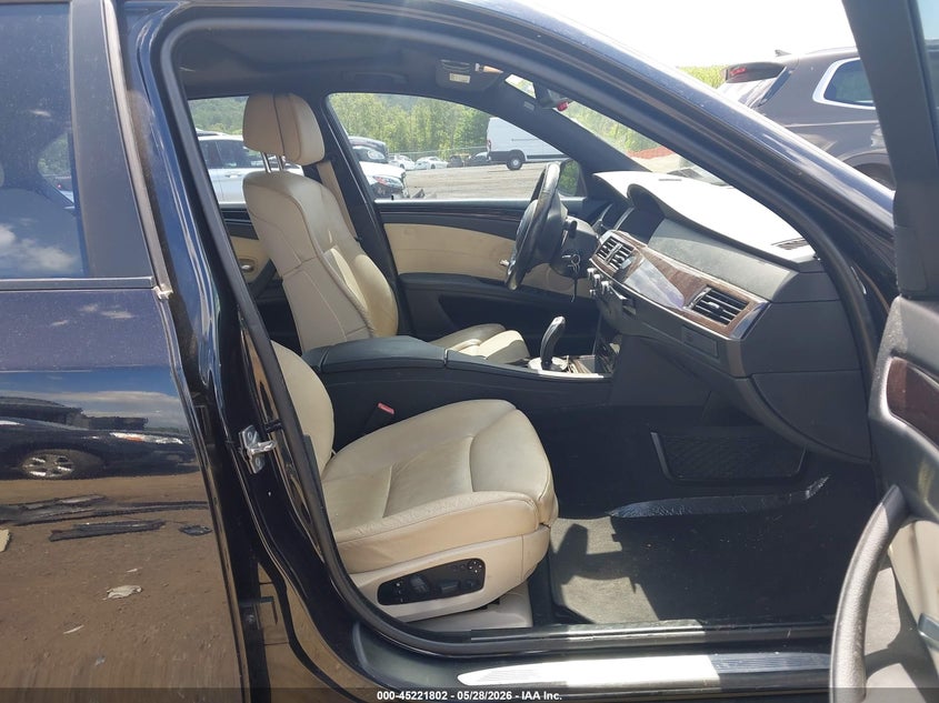 2010 BMW 5er VIN WBANV1C59AC389173 IAAI salvage auction — FRONT END, Salvage (Pennsylvania), sold $25 on 2026-07-16 (photo 5)
