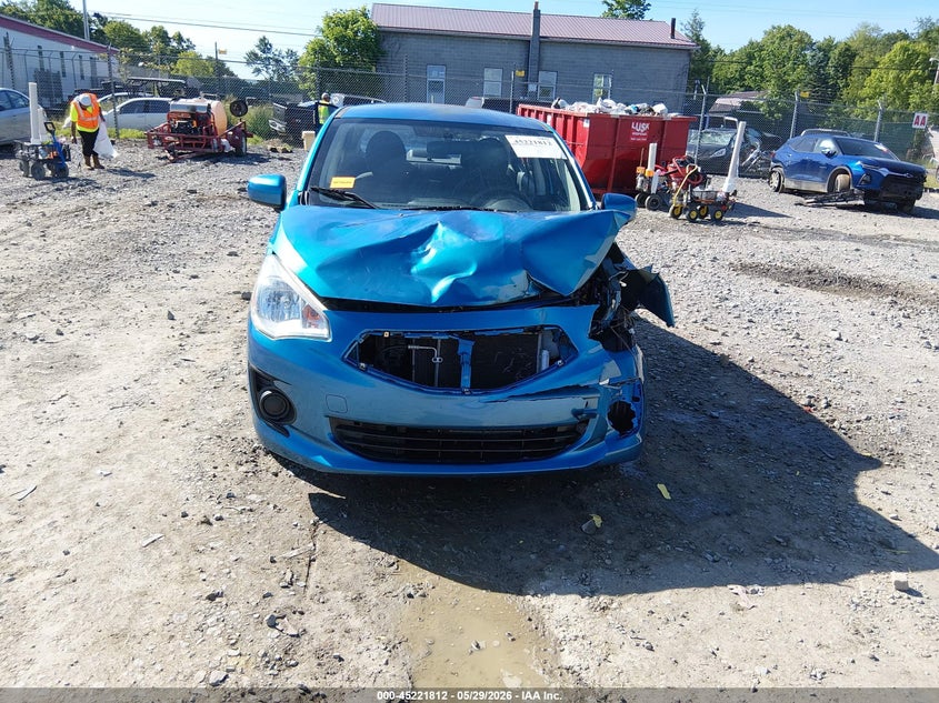 2017 Mitsubishi Mirage VIN ML32F3FJ9HHF12688 IAAI salvage auction — LEFT FRONT, Salvage (West Virginia), sold $675 on 2026-07-22 (photo 6)