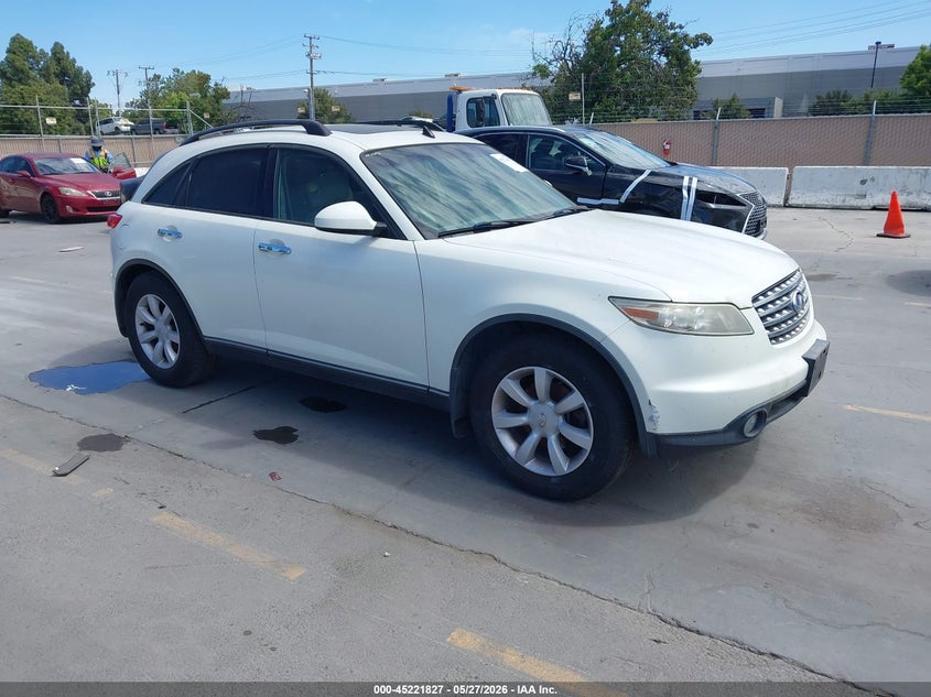 2003 Infiniti Fx35 VIN JNRAS08W03X002155 IAAI salvage auction — NORMAL WEAR, Bill Of Sale (California), sold $300 on 2026-07-06 (photo 1)