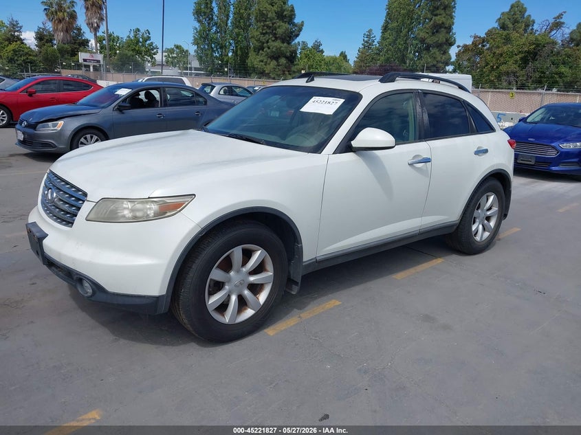 2003 Infiniti Fx35 VIN JNRAS08W03X002155 IAAI salvage auction — NORMAL WEAR, Bill Of Sale (California), sold $300 on 2026-07-06 (photo 2)