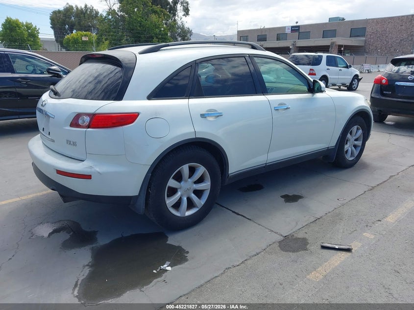 2003 Infiniti Fx35 VIN JNRAS08W03X002155 IAAI salvage auction — NORMAL WEAR, Bill Of Sale (California), sold $300 on 2026-07-06 (photo 4)