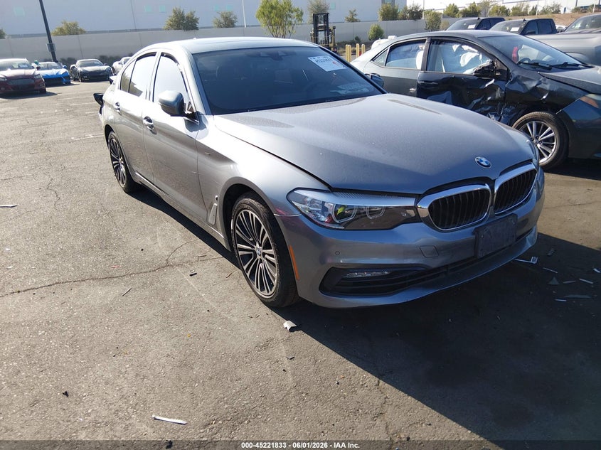 2018 BMW 5er VIN WBAJA9C53JB249439 IAAI salvage auction — REAR END, Salvage Title, sold $1,900 on 2026-07-10 (photo 1)