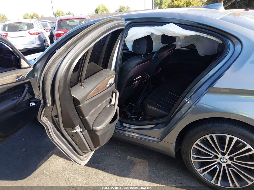 2018 BMW 5er VIN WBAJA9C53JB249439 IAAI salvage auction — REAR END, Salvage Title, sold $1,900 on 2026-07-10 (photo 8)