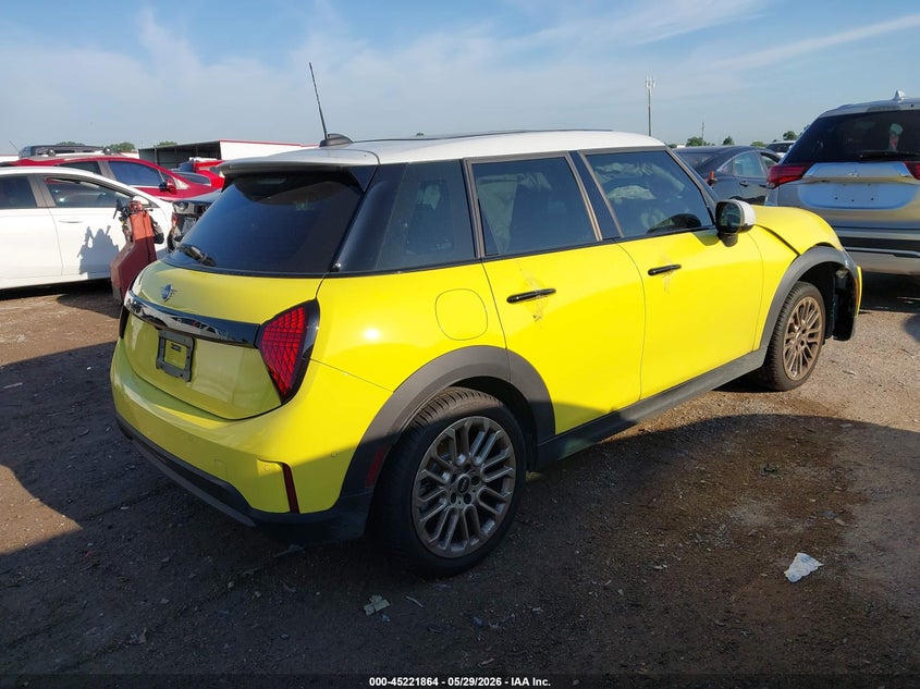 2025 Mini Hard top VIN WMW53GD0XS2X54477 IAAI salvage auction — FRONT END, Salvage (Texas), sold $4,650 on 2026-07-09 (photo 4)