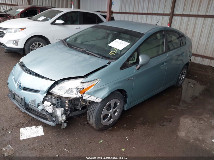 2015 Toyota Prius VIN JTDKN3DU3F1959064 IAAI salvage auction — FRONT & REAR, Salvage Title, sold $925 on 2026-07-29 (photo 2)