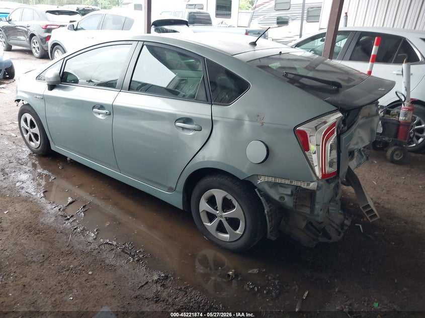 2015 Toyota Prius VIN JTDKN3DU3F1959064 IAAI salvage auction — FRONT & REAR, Salvage Title, sold $925 on 2026-07-29 (photo 3)