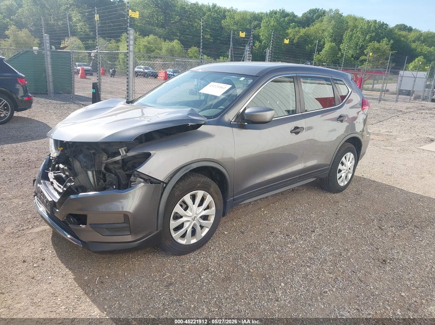 2017 Nissan Rogue VIN JN8AT2MV4HW278331 IAAI salvage auction — FRONT END, Salvage (Illinois), sold $950 on 2026-07-08 (photo 2)
