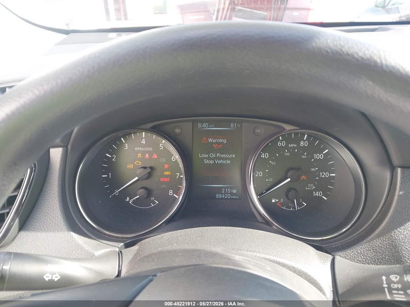 2017 Nissan Rogue VIN JN8AT2MV4HW278331 IAAI salvage auction — FRONT END, Salvage (Illinois), sold $950 on 2026-07-08 (photo 7)