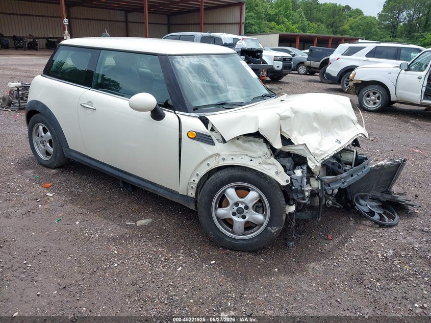 2010 Mini Cooper VIN WMWMF3C52ATZ27037 IAAI salvage auction — FRONT END, Salvage (Alabama), sold $225 on 2026-07-15 (photo 1)