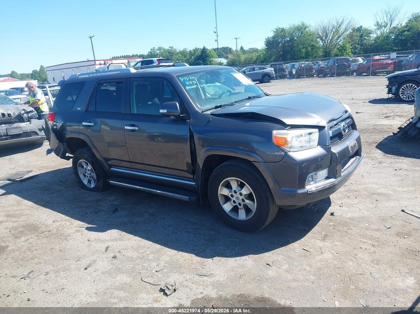 2012 Toyota 4runner VIN JTEBU5JRXC5087223 IAAI salvage auction — FRONT & REAR, Salvage (Virginia), sold $6,700 on 2026-07-28 (photo 1)