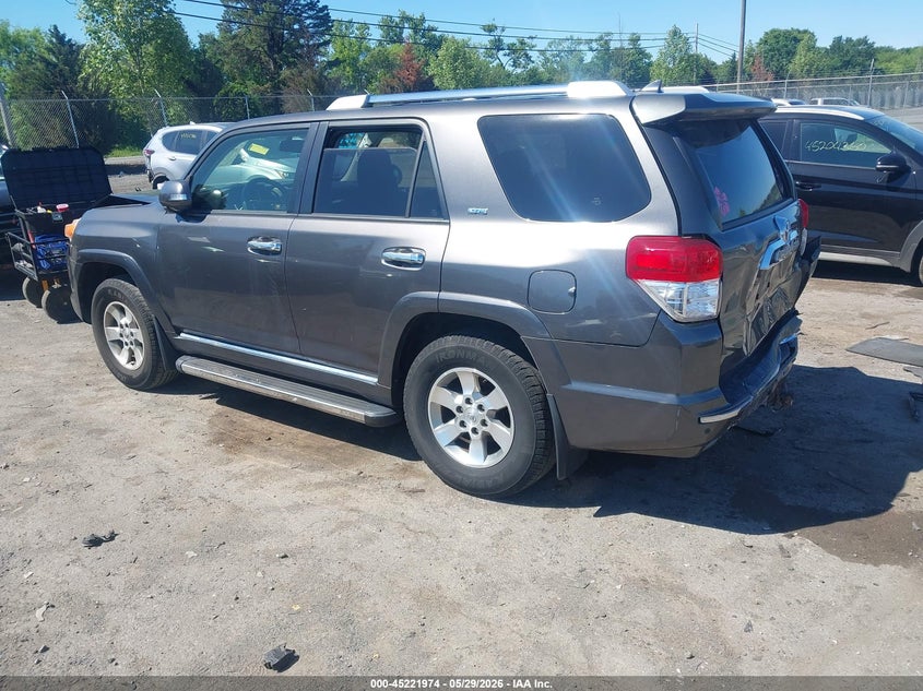 2012 Toyota 4runner VIN JTEBU5JRXC5087223 IAAI salvage auction — FRONT & REAR, Salvage (Virginia), sold $6,700 on 2026-07-28 (photo 3)